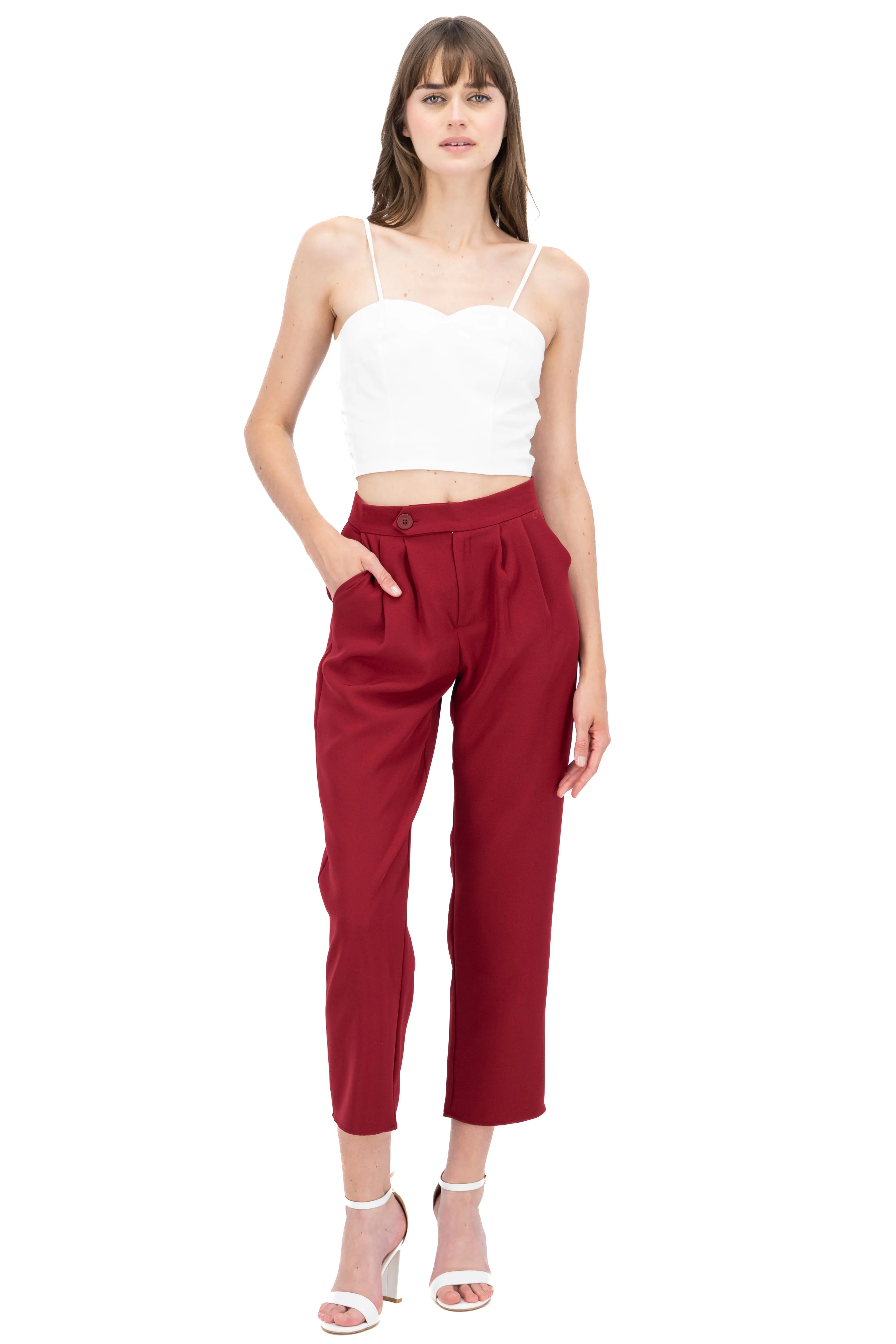 Pantalón Recto Liso Botón sold by Shasa product image thumbnail 2