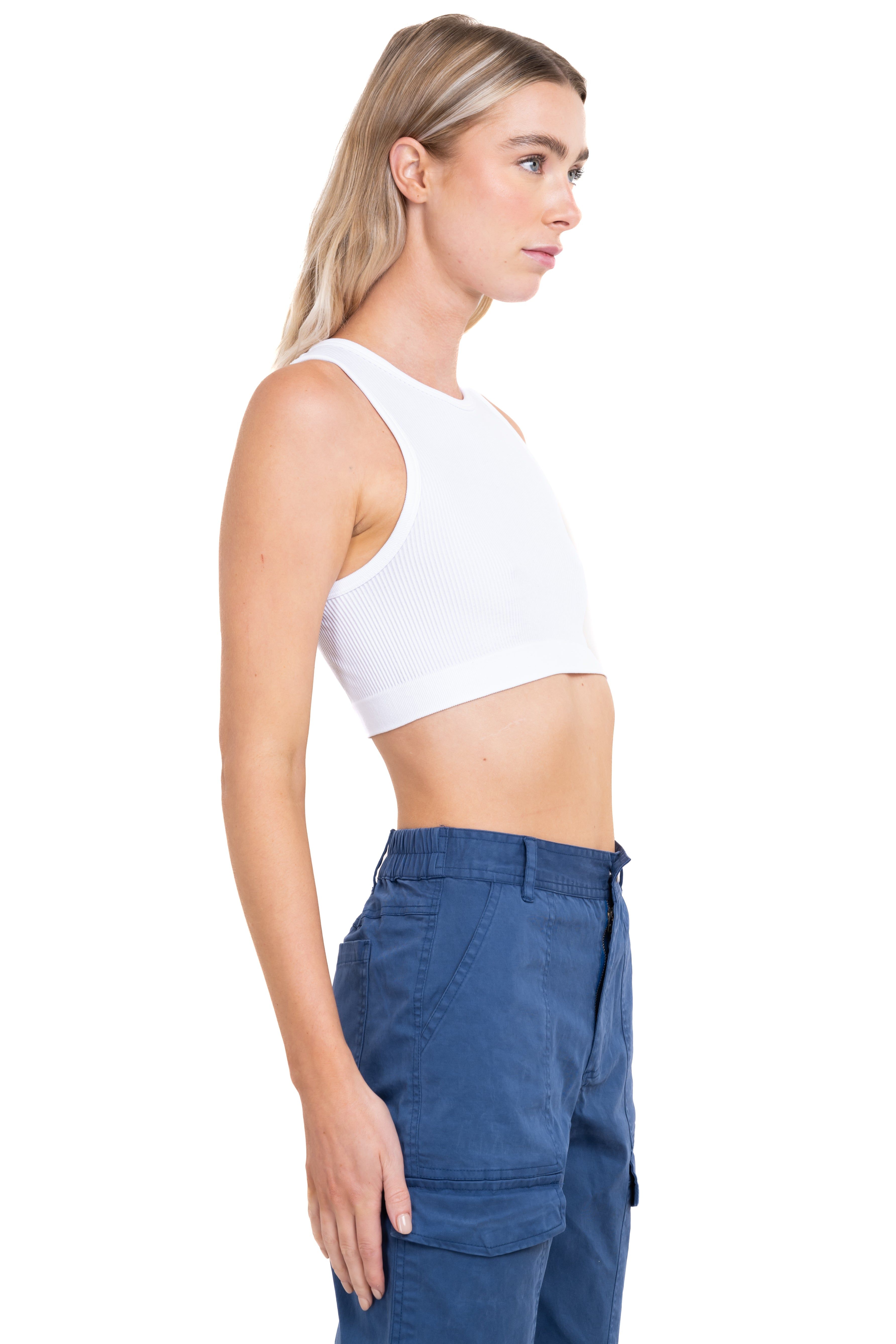 Top crop acanalado liso sold by Shasa product image thumbnail 3