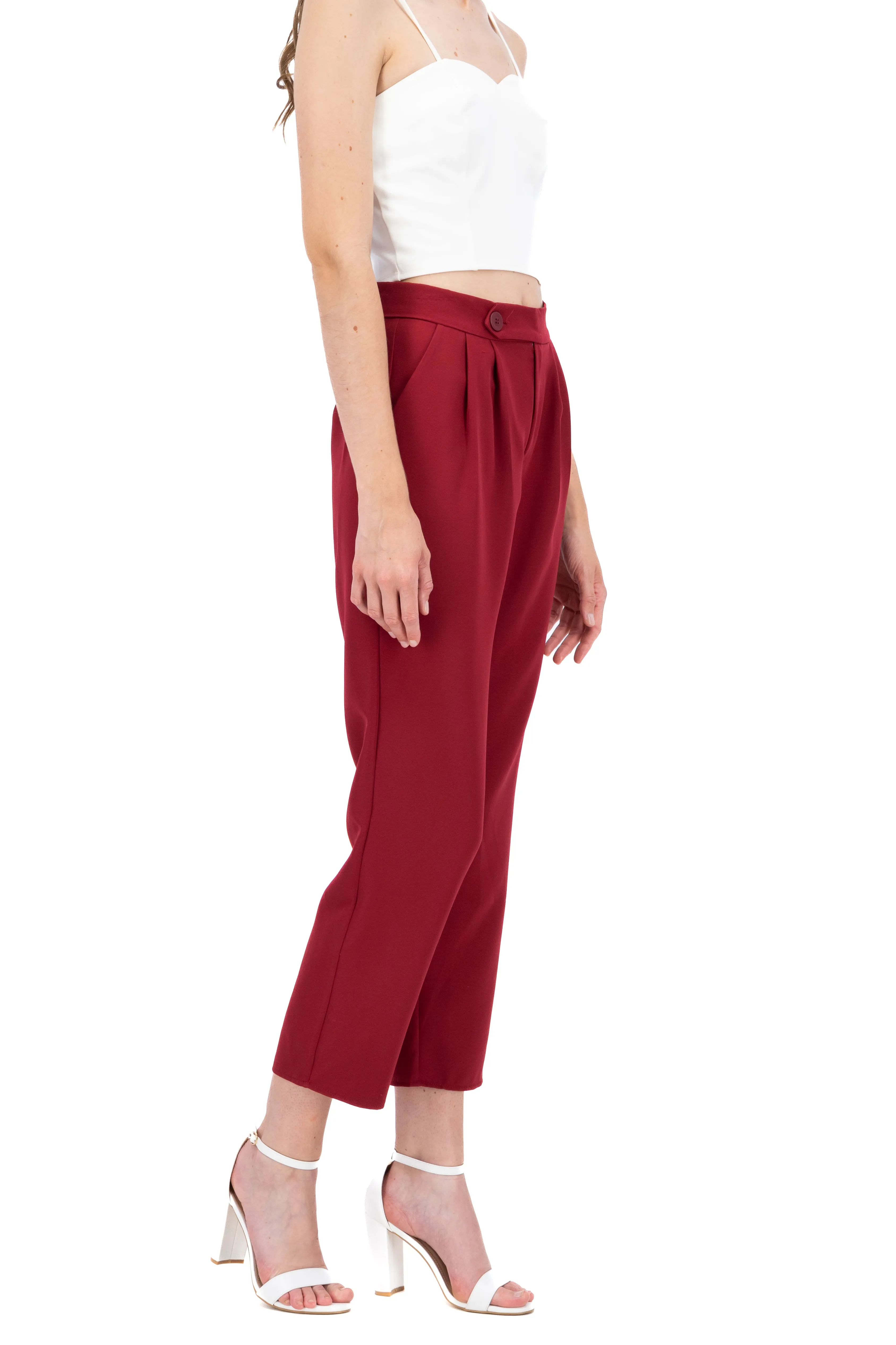 Pantalón Recto Liso Botón sold by Shasa product image thumbnail 3