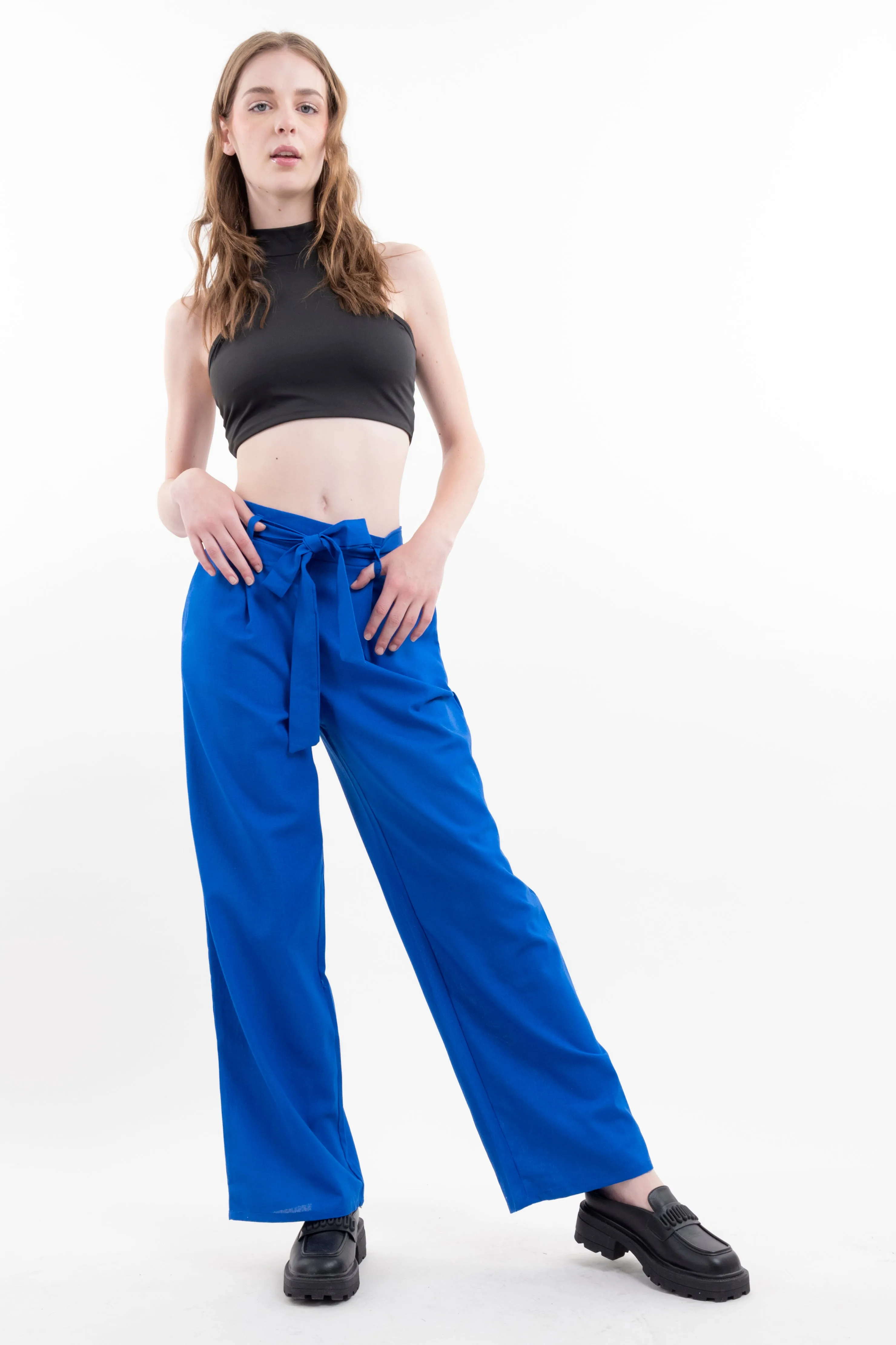 Pantalón straight leg cinturón sold by Shasa product image thumbnail 2