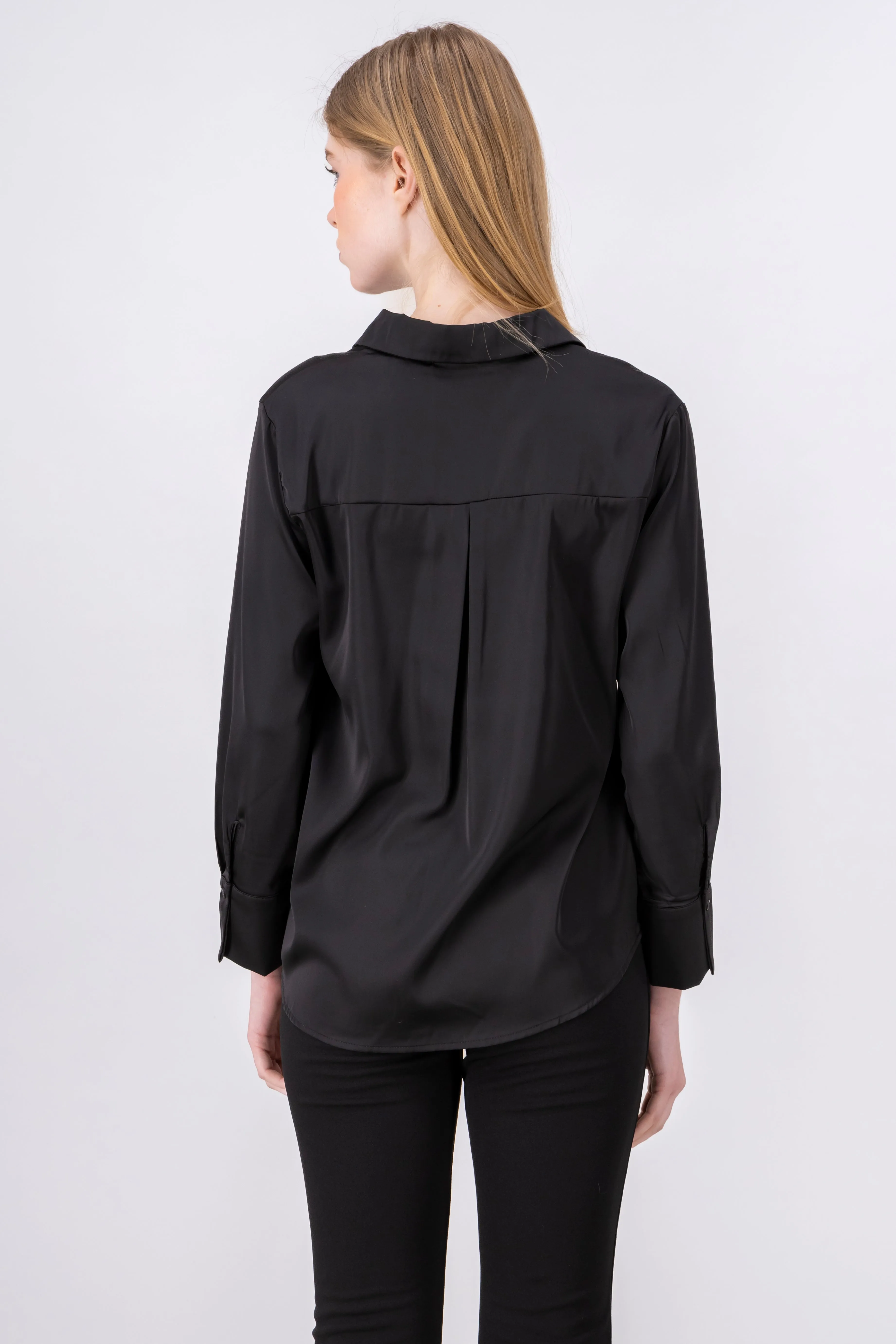 Camisa satinada manga larga sold by Shasa product image thumbnail 4