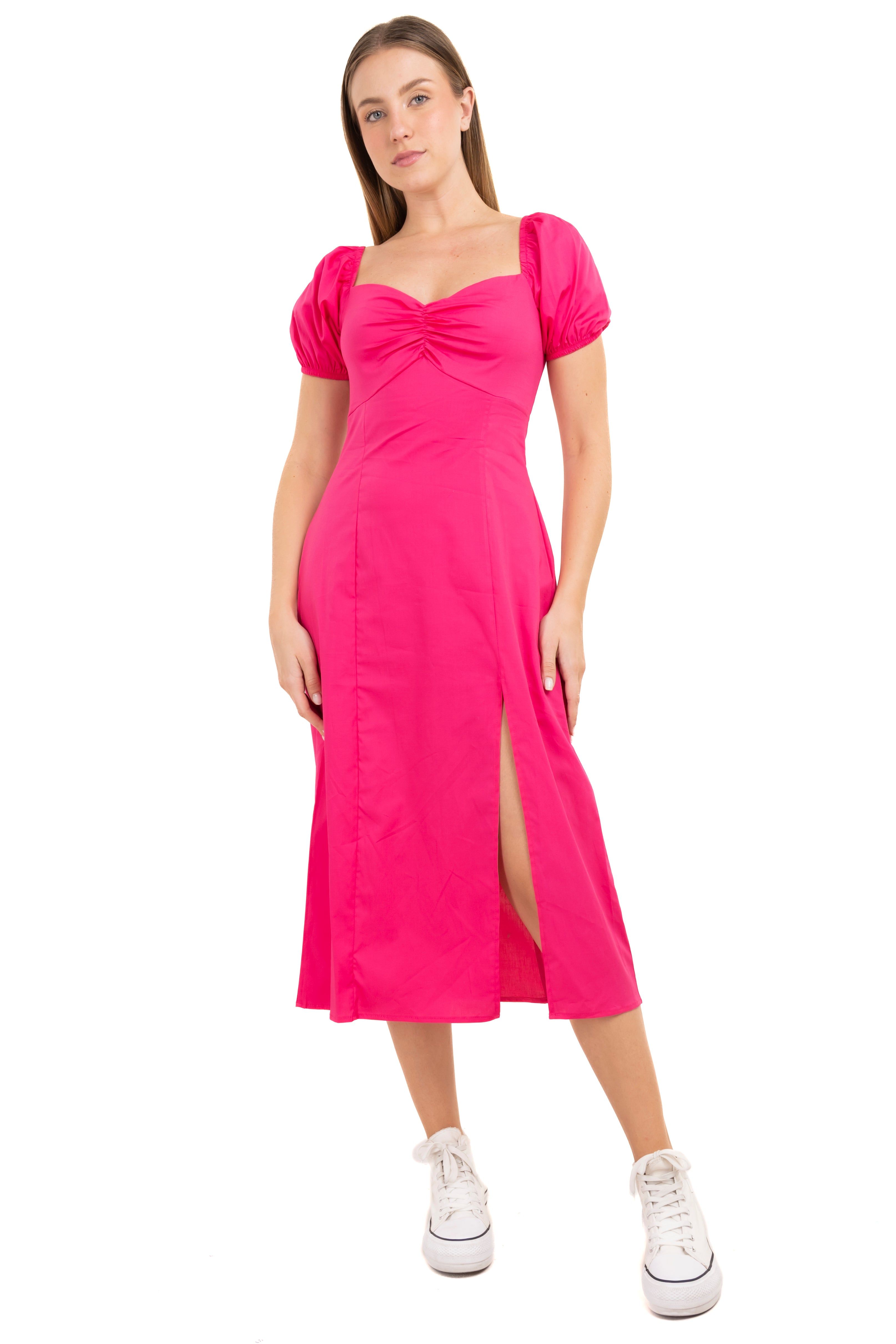 Vestido Midi Fruncido sold by Shasa