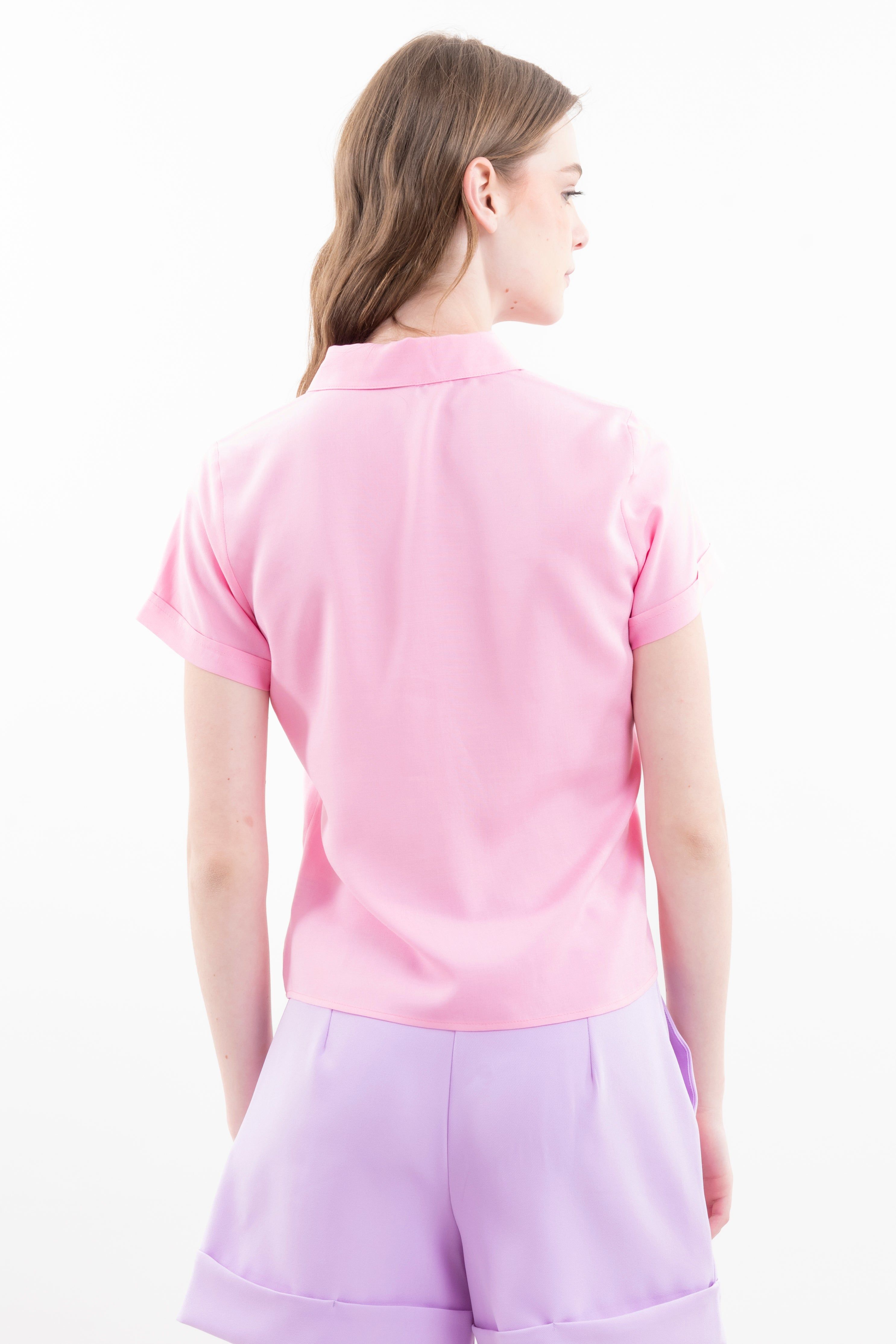 Camisa crop manga corta bolso sold by Shasa product image thumbnail 4