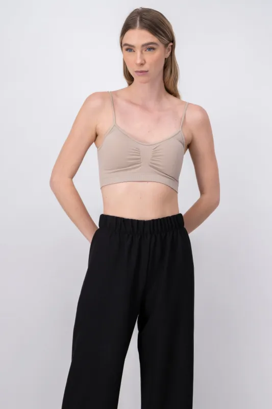 Bralette elástico fruncido sold by Shasa