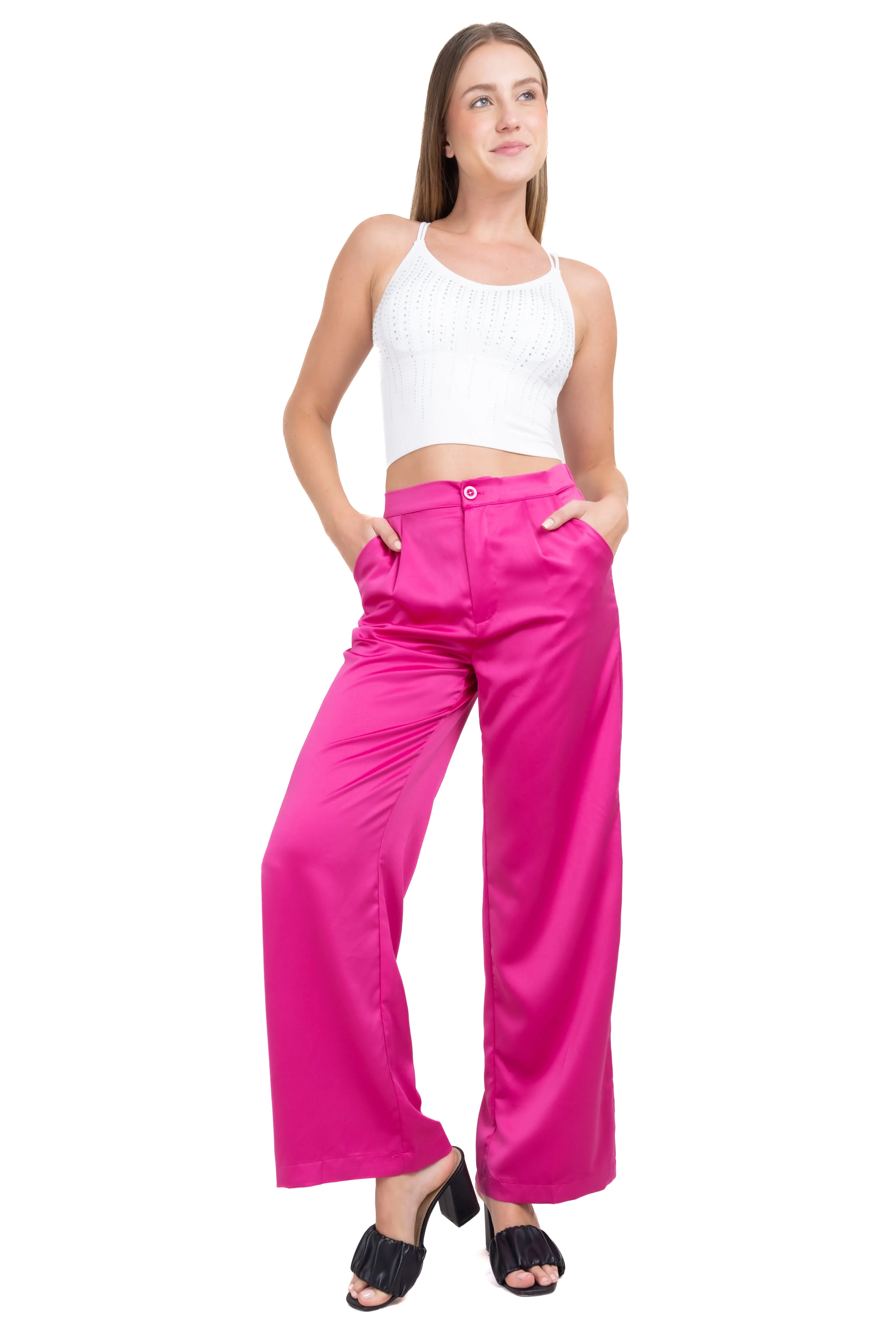 Pantalón sastre satín sold by Shasa product image thumbnail 2