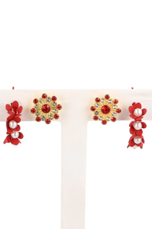 Arracadas Flores Color sold by Shasa