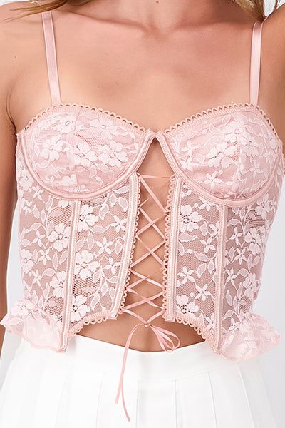 Corset encaje lace up sold by Shasa product image thumbnail 5