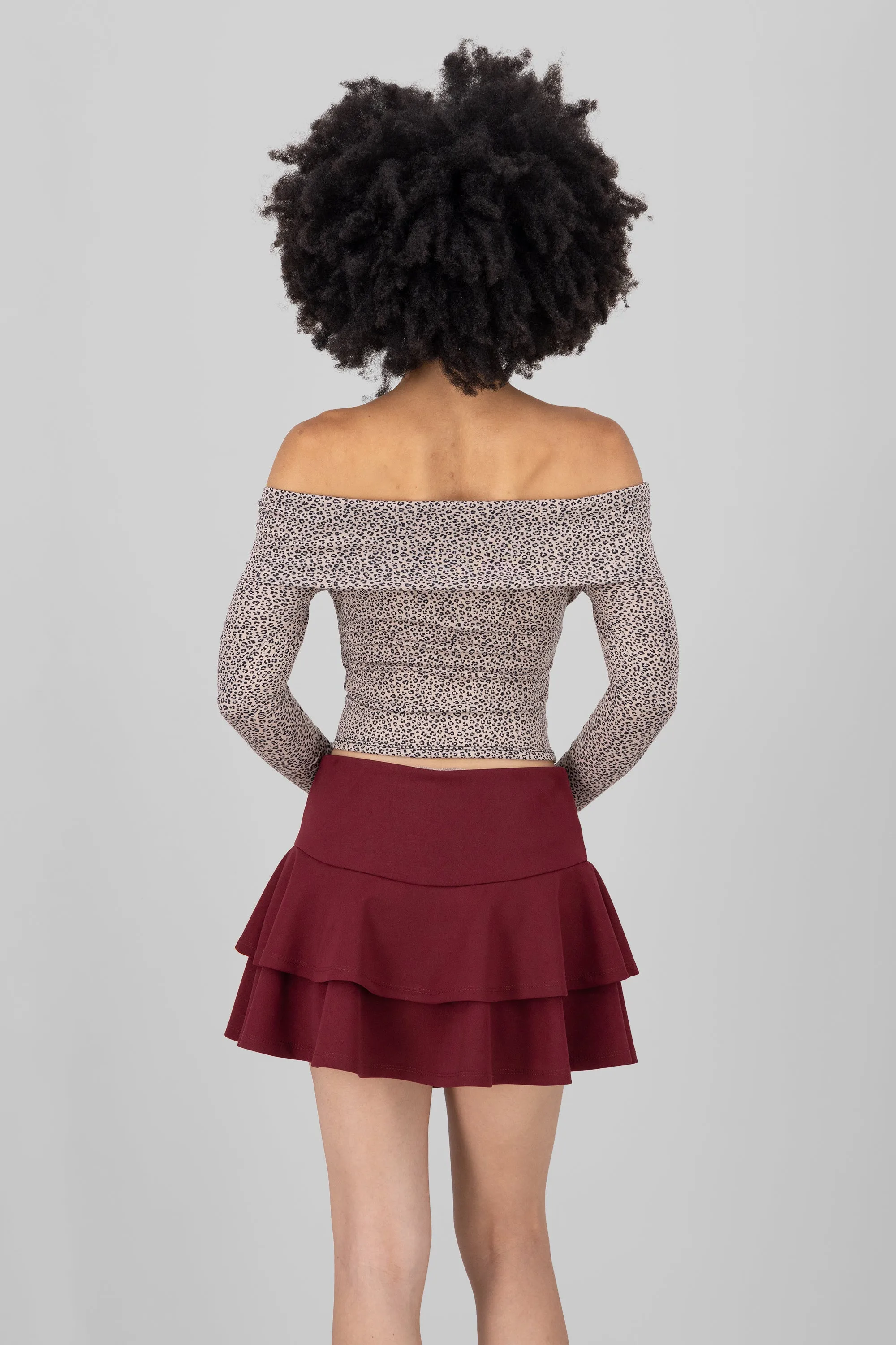 Top hombros descubiertos animal print sold by Shasa product image thumbnail 4