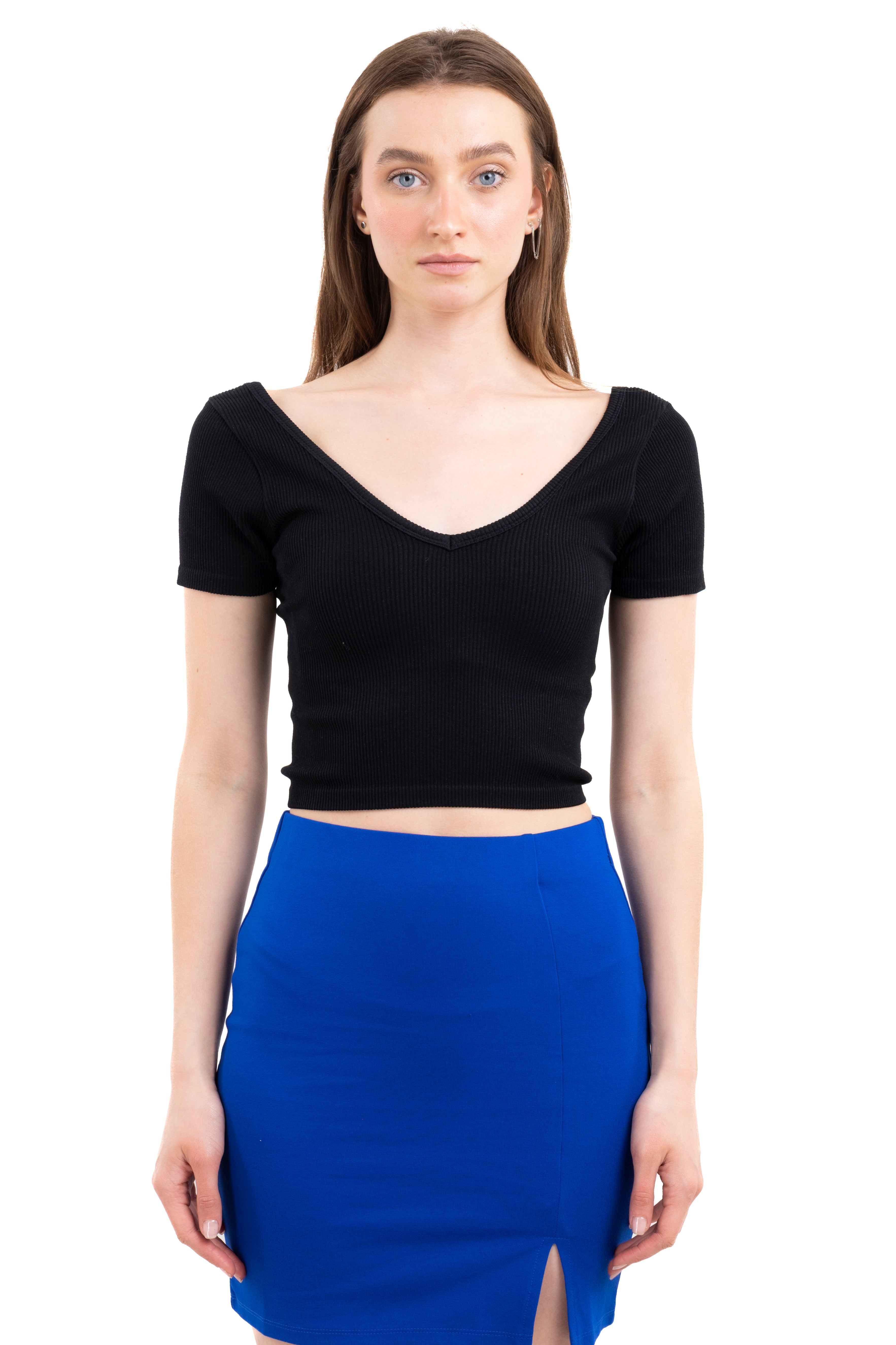 Top acanalado cuello v sold by Shasa product image thumbnail 2