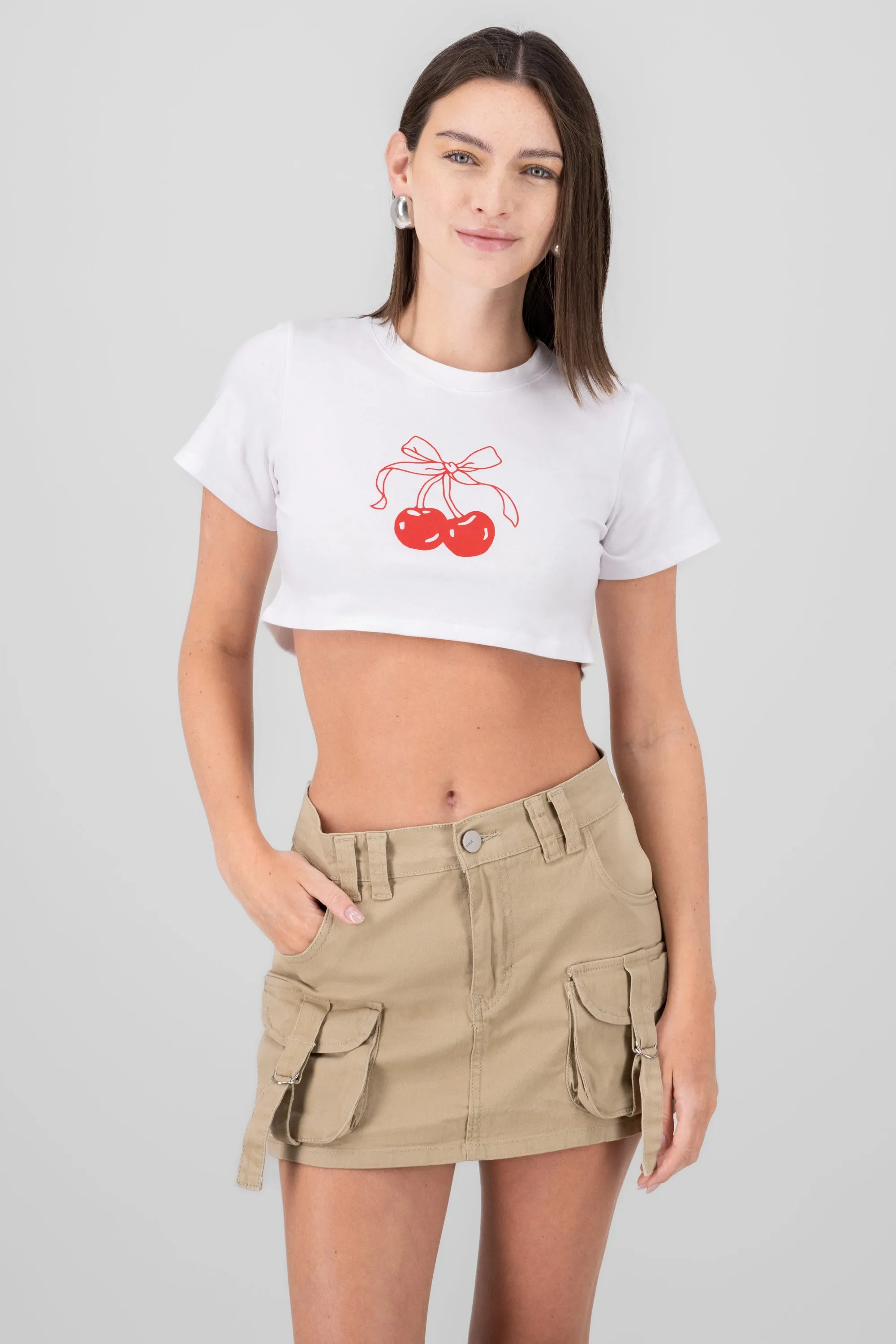 Playera con estampado de cereza sold by Shasa product image thumbnail 2