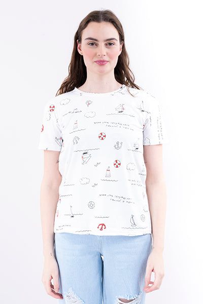 Playera manga corta estampado marinero sold by Shasa product image thumbnail 2