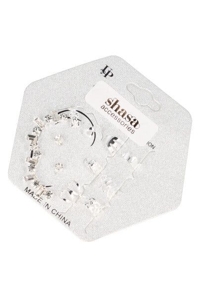 Set earcuff brillos sold by Shasa product image thumbnail 2