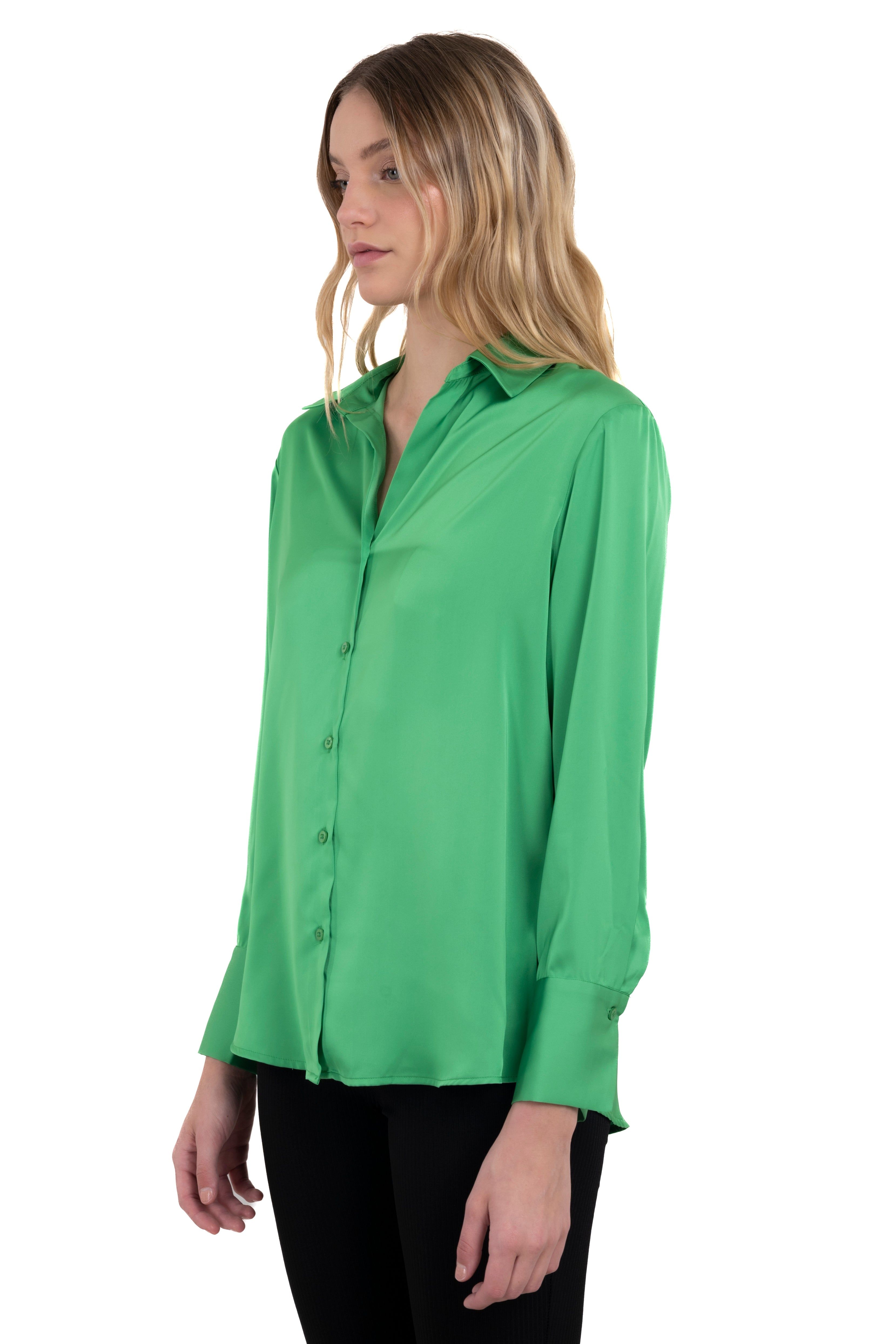 Camisa satinada lisa sold by Shasa product image thumbnail 3