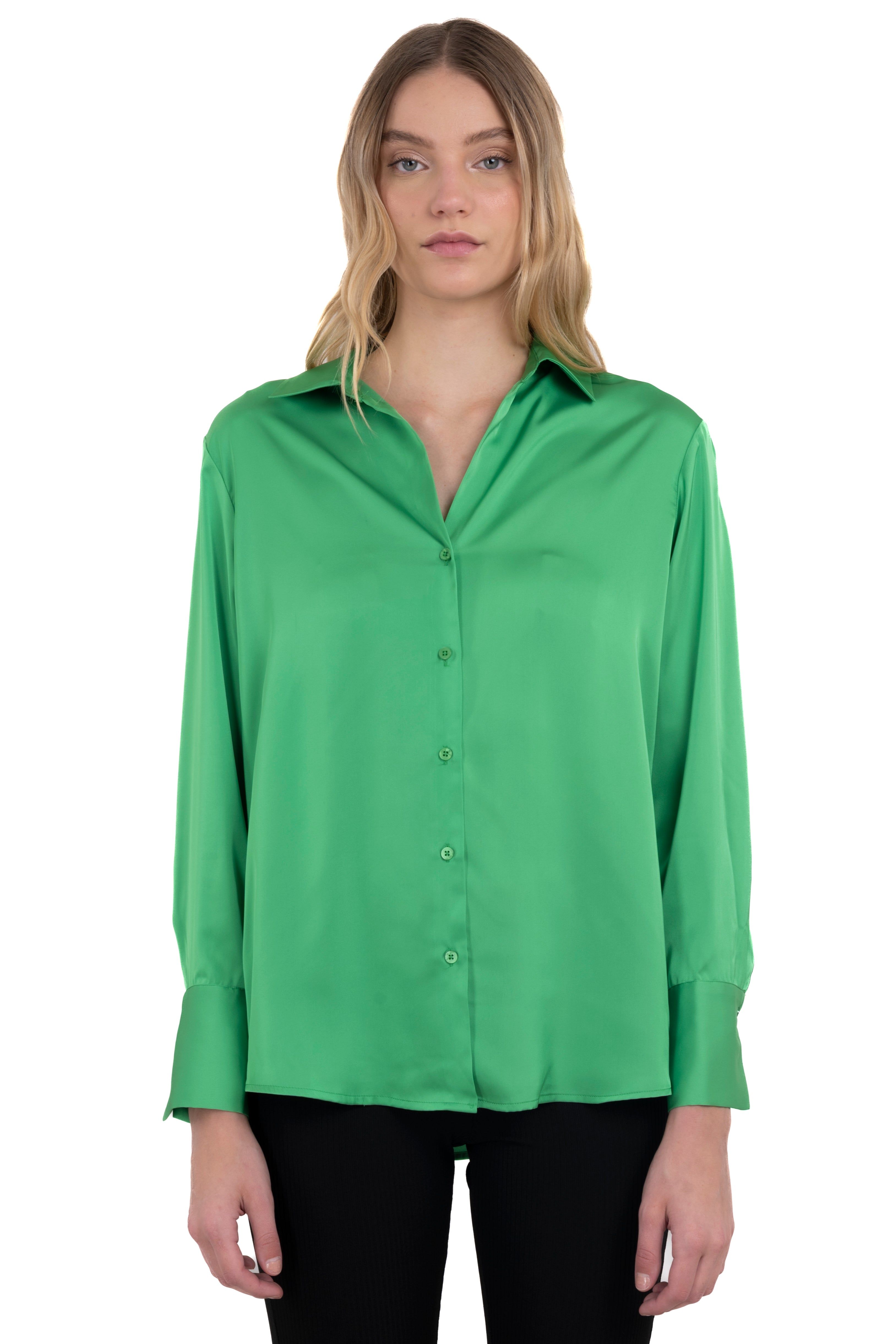Camisa satinada lisa sold by Shasa product image thumbnail 2