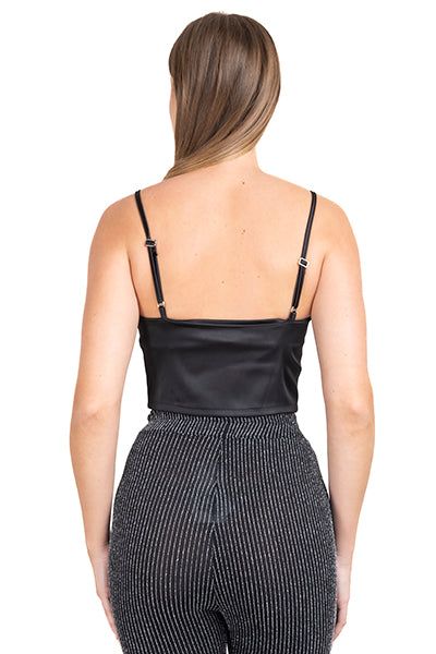 Top bustier satín tirantes sold by Shasa product image thumbnail 4