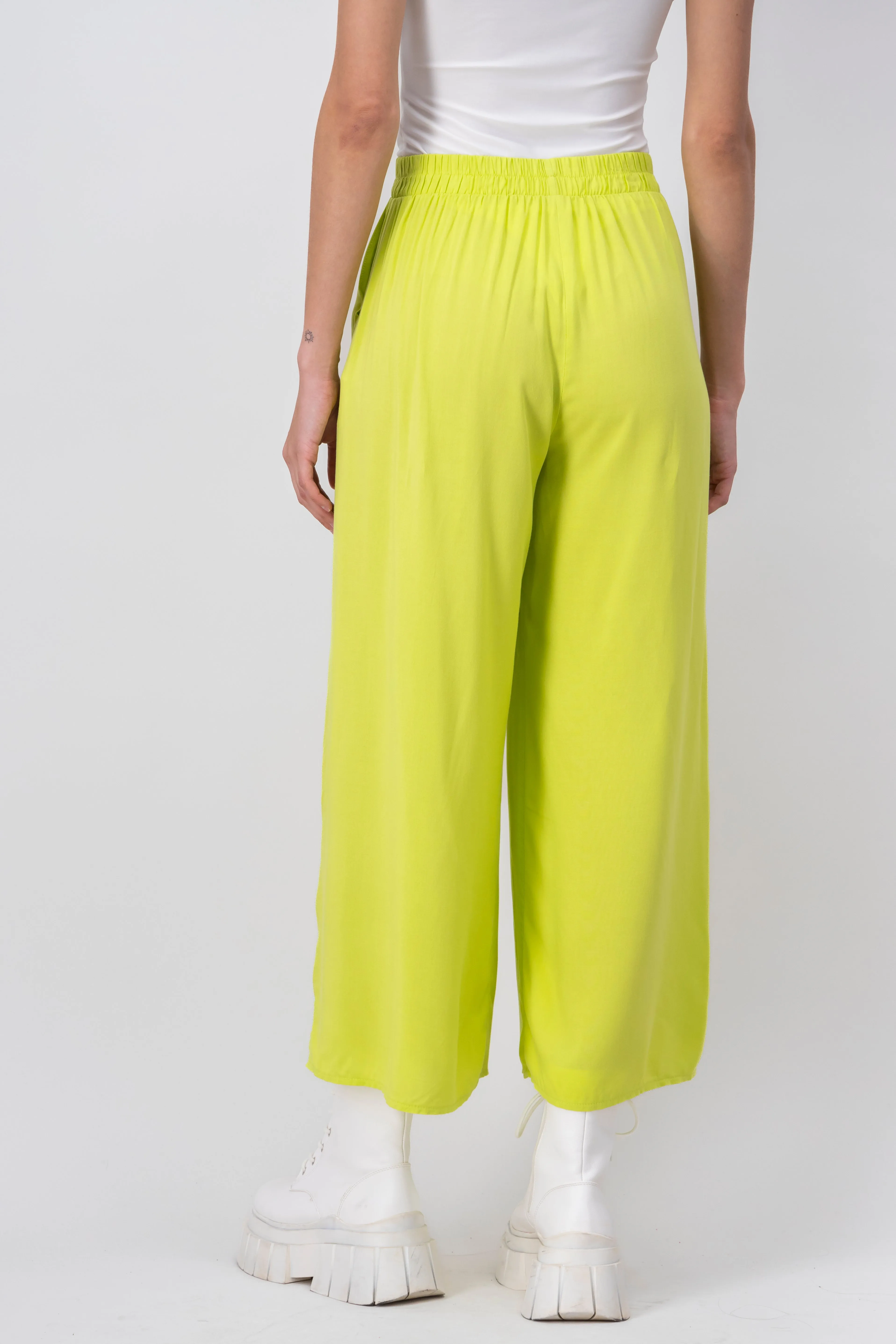 Pantalón Wide Leg Cintura Alta Fruncida sold by Shasa product image thumbnail 4