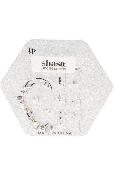 Set earcuff brillos sold by Shasa