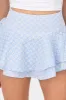 Falda short flores bordadas sold by Shasa