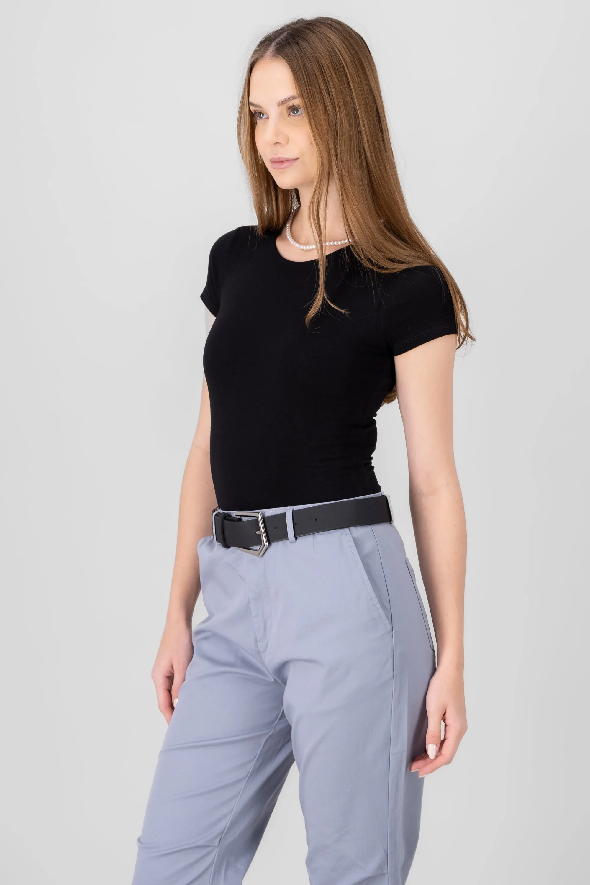 Bodysuit de cuello cuadrado liso sold by Shasa product image thumbnail 3