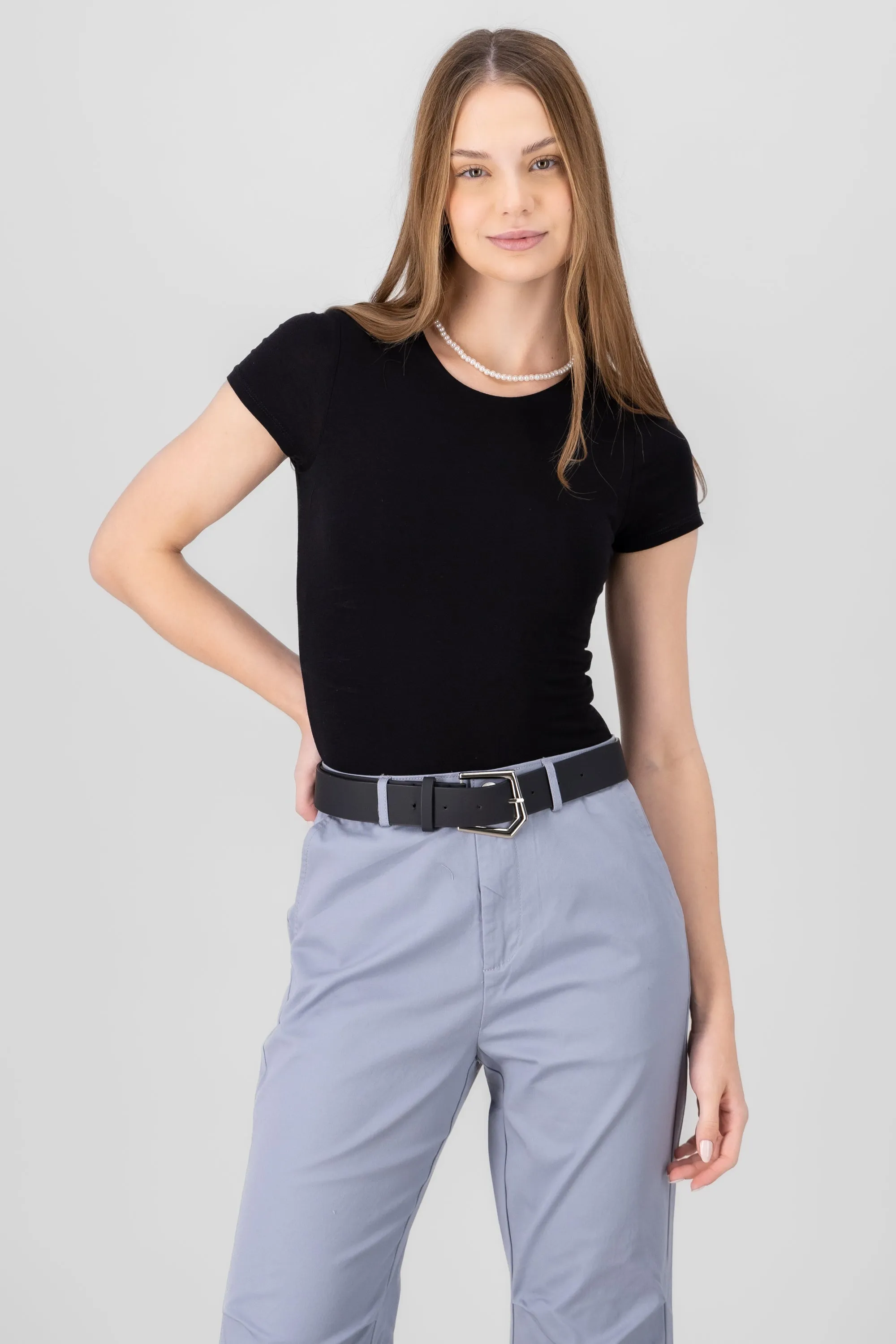 Bodysuit de cuello cuadrado liso sold by Shasa product image thumbnail 2