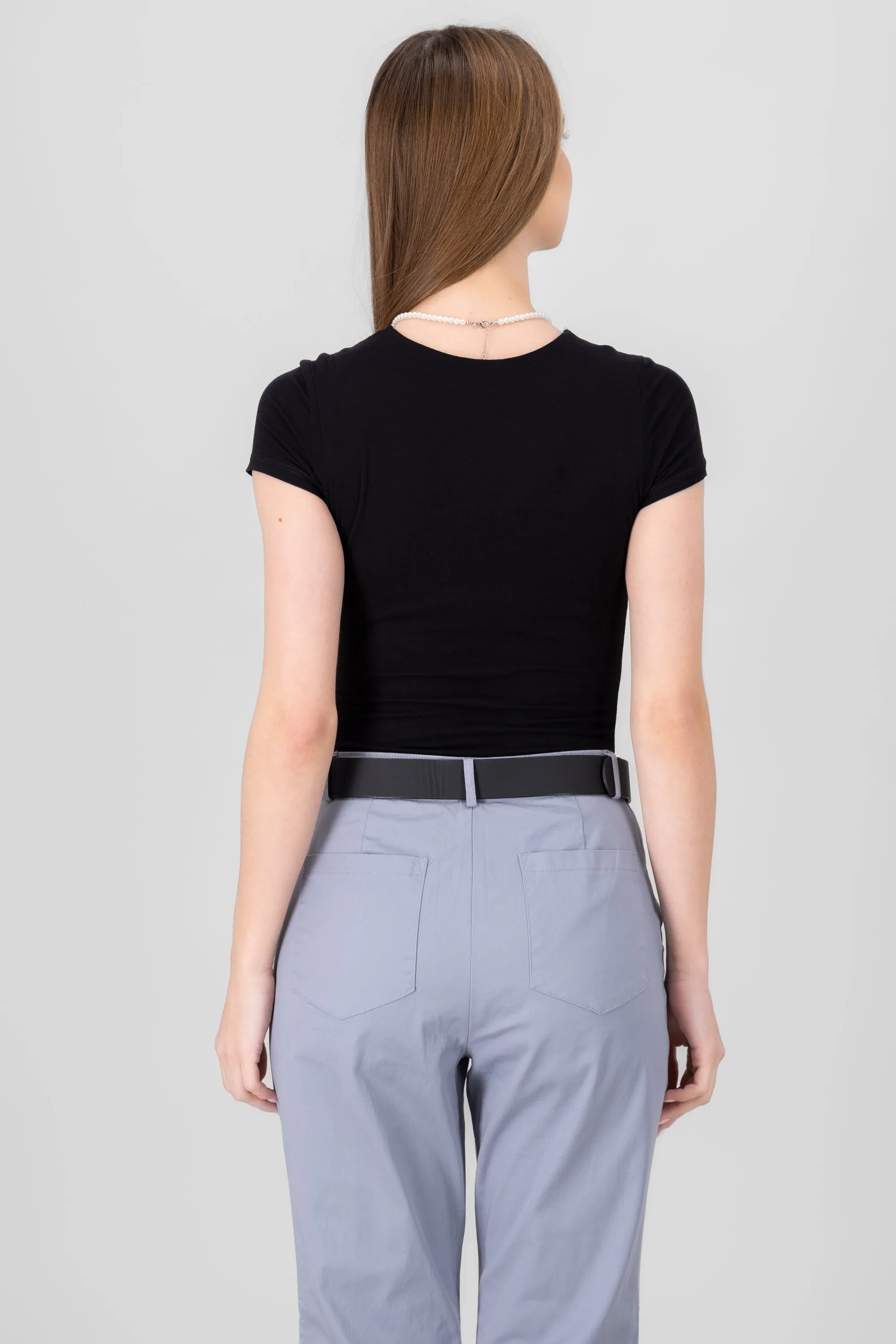 Bodysuit de cuello cuadrado liso sold by Shasa product image thumbnail 4