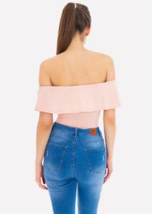 Bodysuit olanes hombro descubierto sold by Shasa