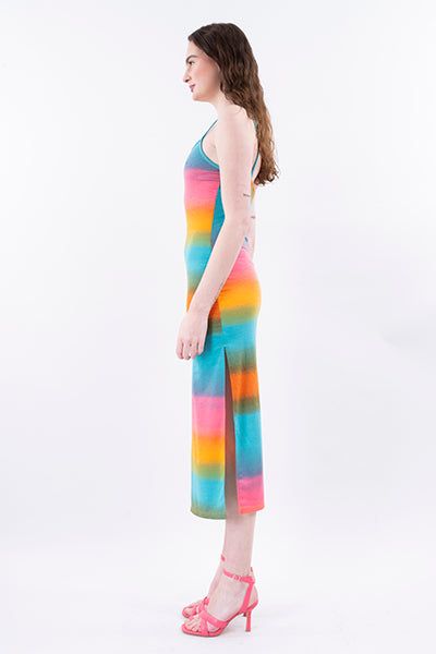 Vestido maxi tirantes multicolor sold by Shasa product image thumbnail 3