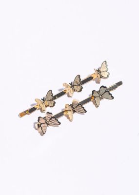 Set 2 piezas pasadores mariposa sold by Shasa