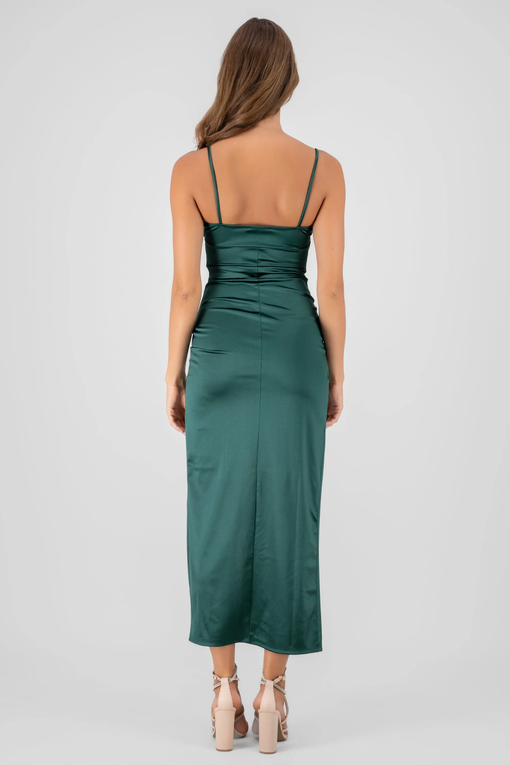 Vestido maxi liso satin sold by Shasa product image thumbnail 4