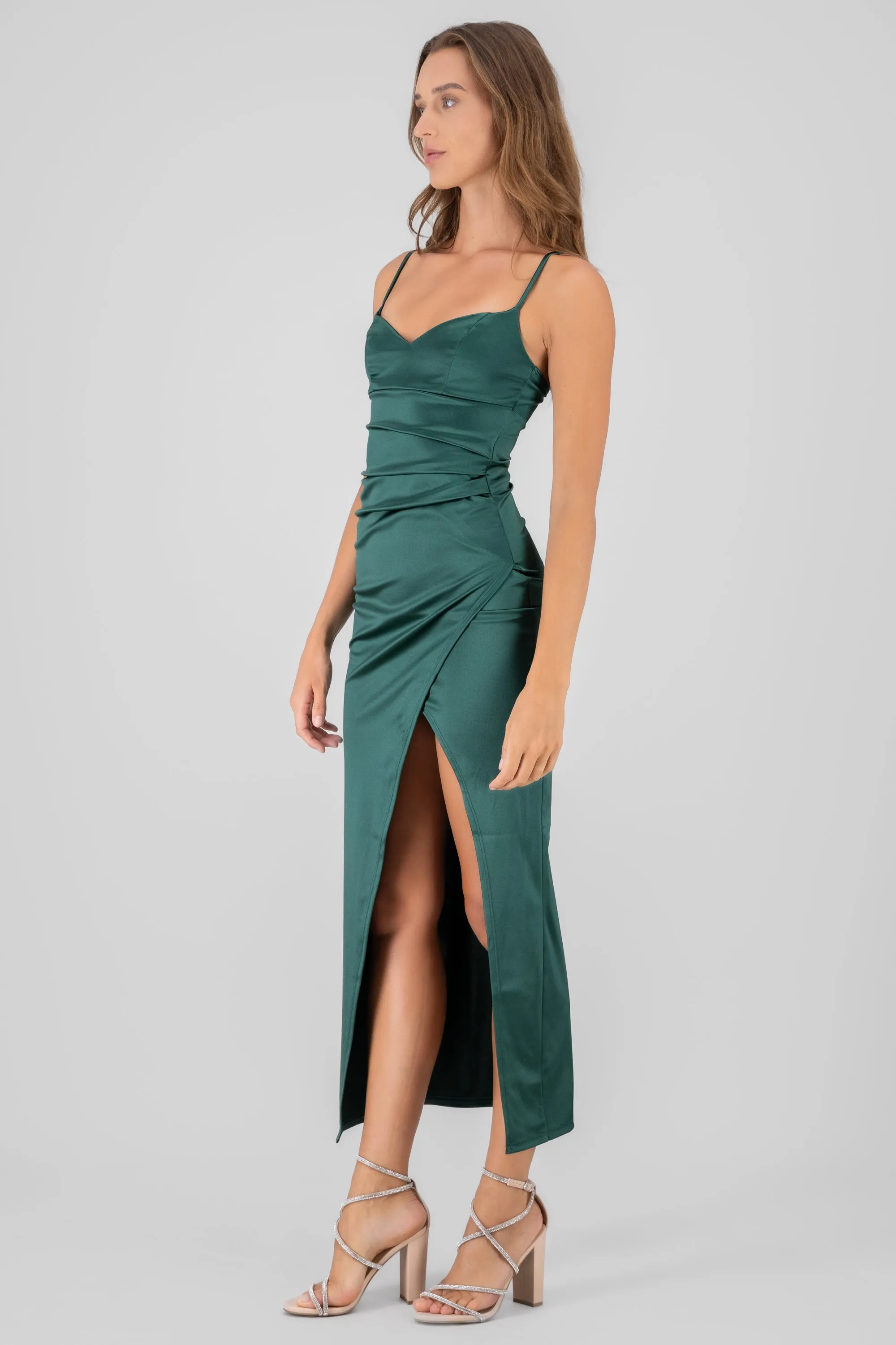 Vestido maxi liso satin sold by Shasa product image thumbnail 3