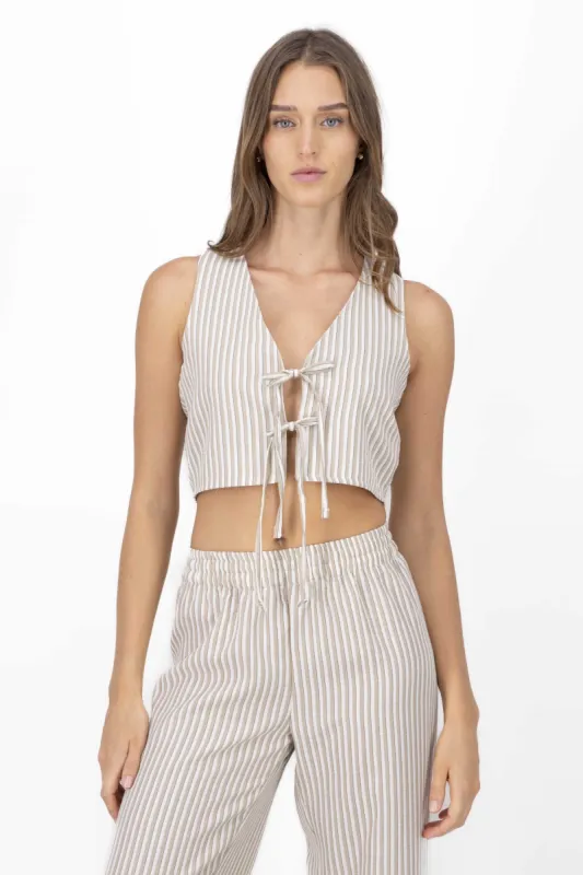 Blusa rayas detalle moños sold by Shasa