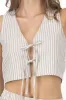Blusa rayas detalle moños sold by Shasa