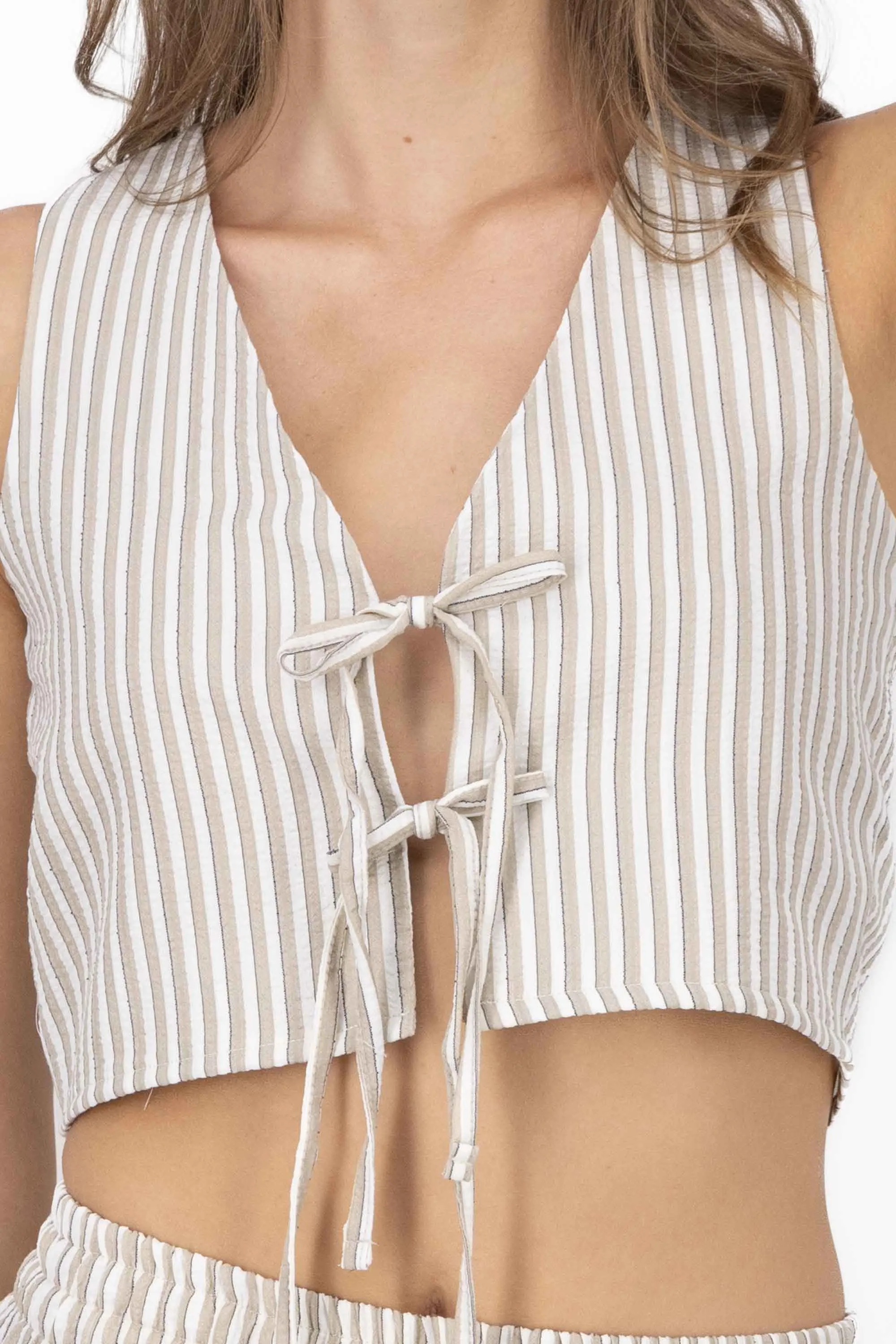 Blusa rayas detalle moños sold by Shasa product image thumbnail 5