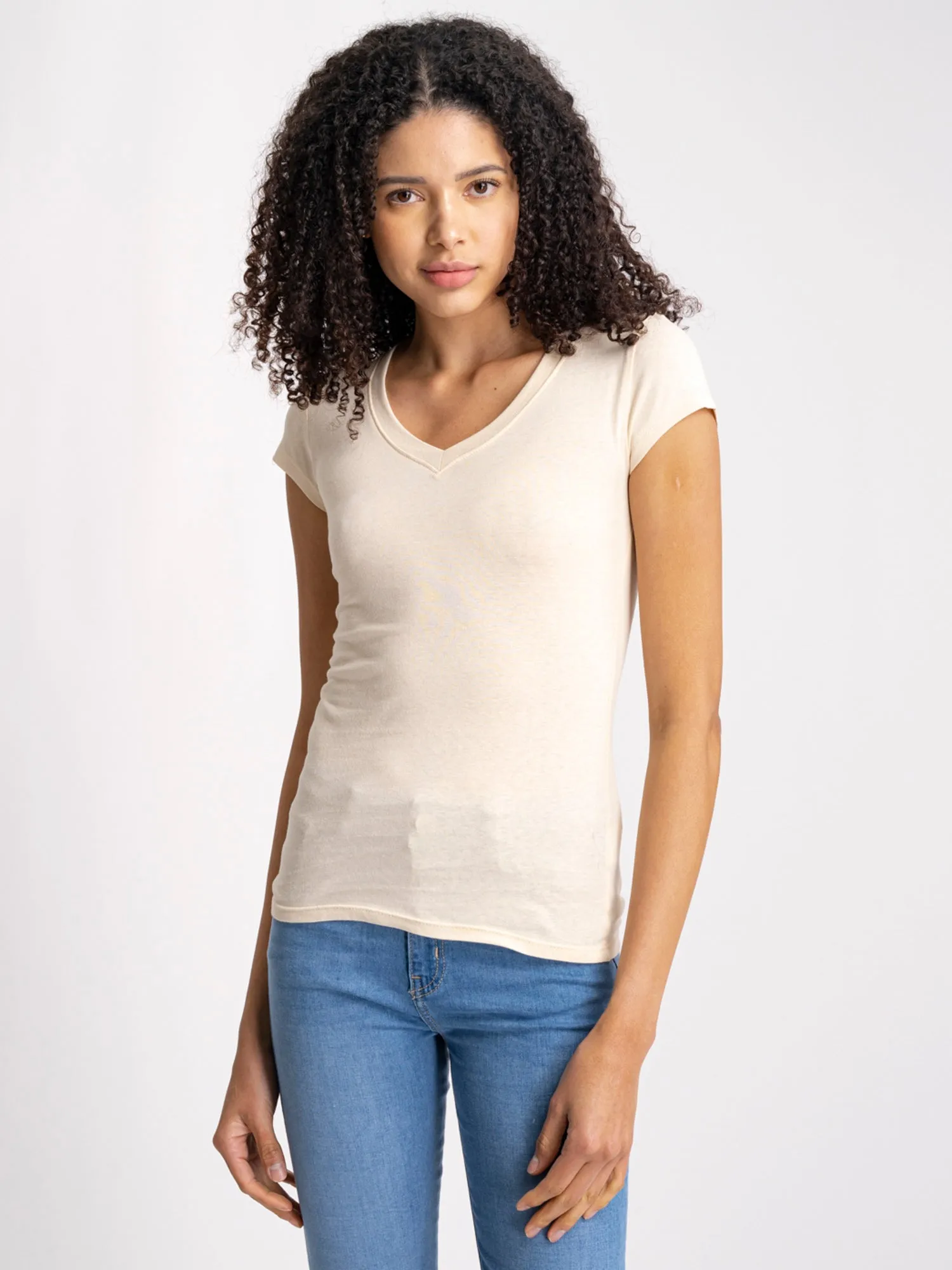Blusa manga corta cuello v sold by Shasa product image thumbnail 2
