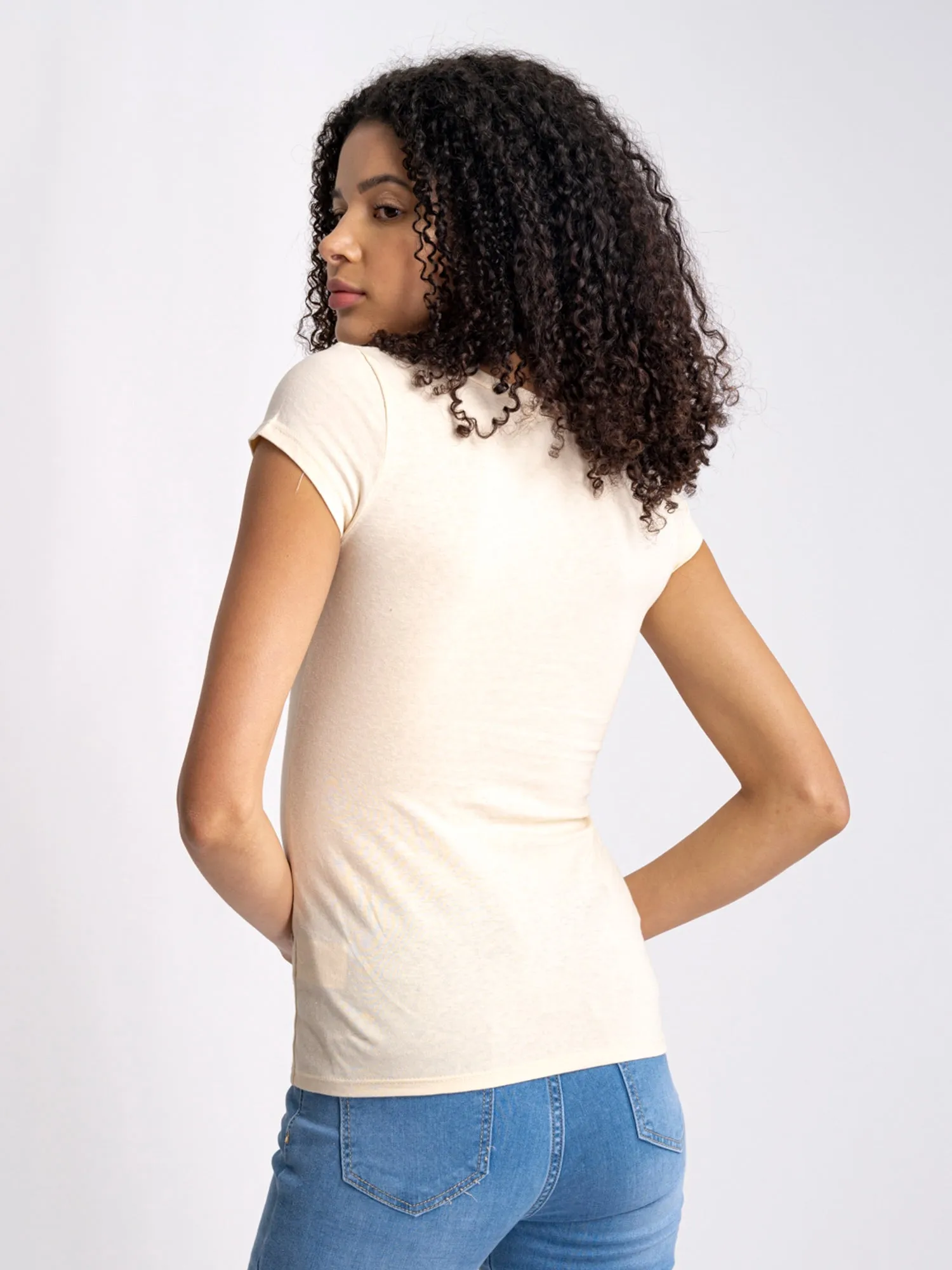 Blusa manga corta cuello v sold by Shasa product image thumbnail 4