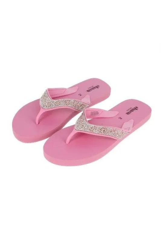 Flip flop tiras anchas brillos sold by Shasa