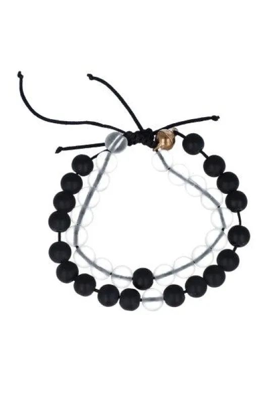 Pulsera imán cuentas bicolor made by Shasa