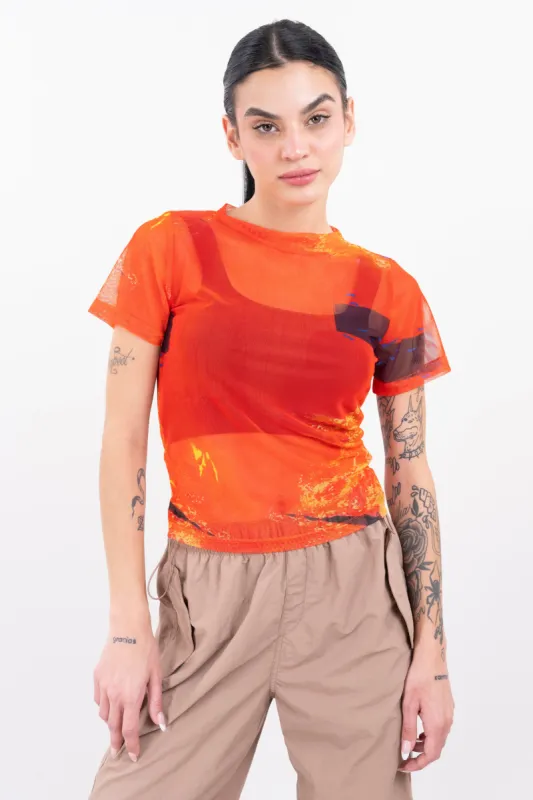 Top mesh estampado sold by Shasa