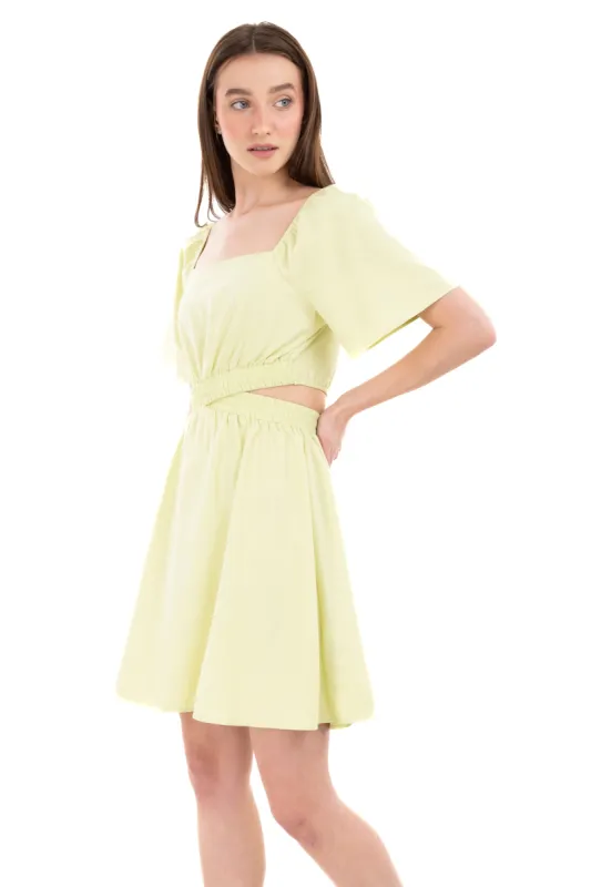 Vestido mini aberturas sold by Shasa