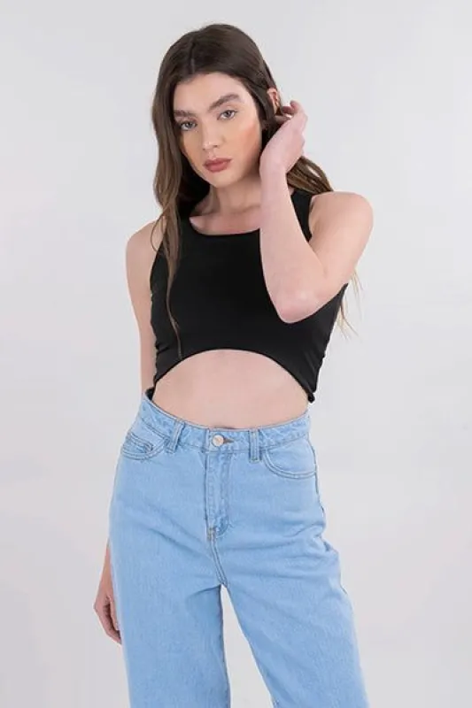 Top Crop Seamless Asimétrico sold by Shasa