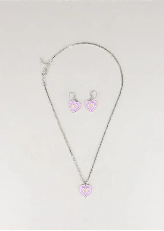 Set 3 Aretes Collar Corazones sold by Shasa