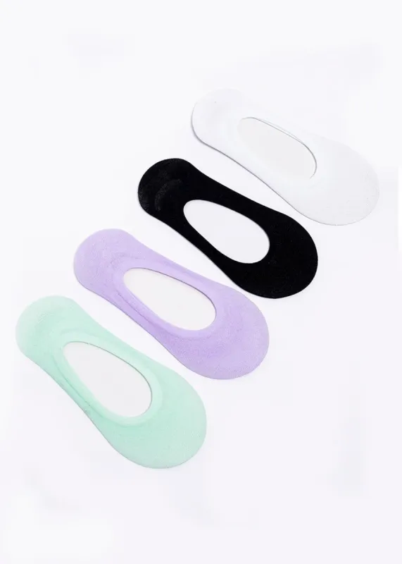 Set 4 pares cubrepie lisos sold by Shasa