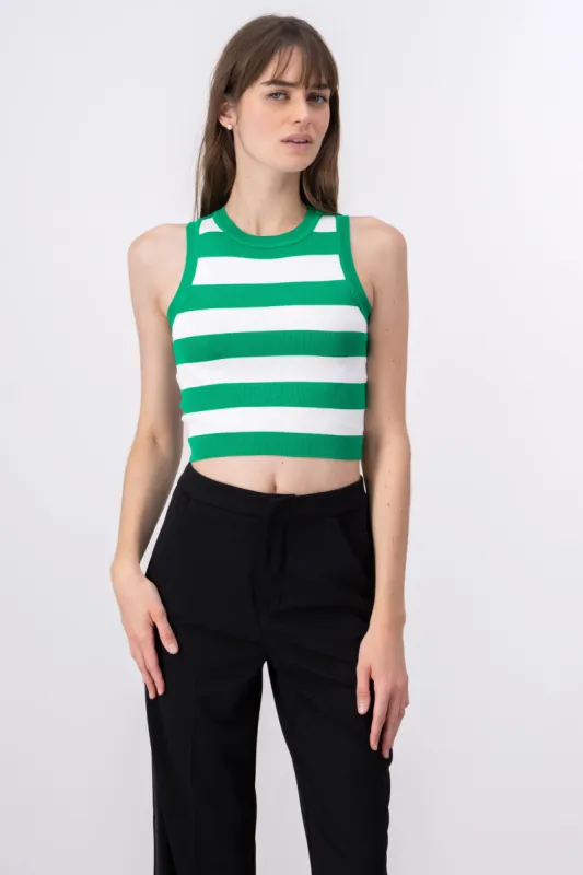 Top Tejido Liso Rayas sold by Shasa