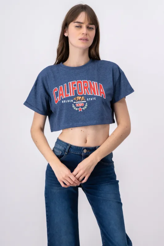 Playera Crop California sold by Shasa