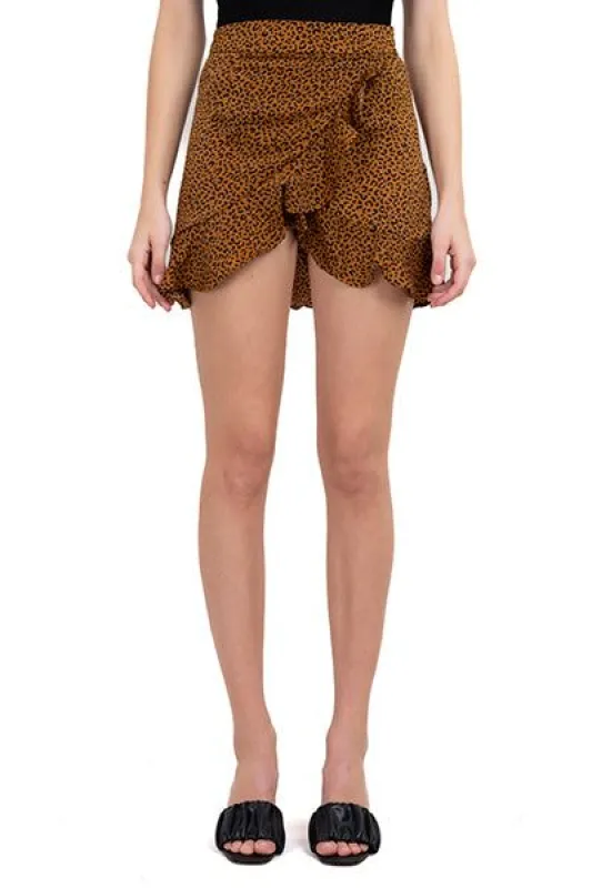 Falda mini estampado bicolor sold by Shasa