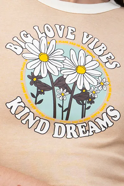 Playera Crop Frase Flores sold by Shasa product image thumbnail 5