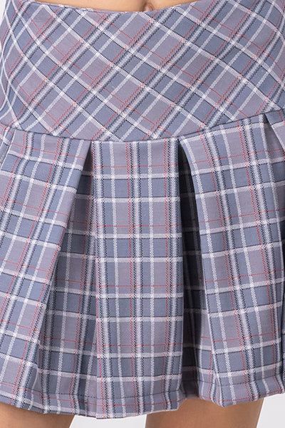 Falda mini tableada cuadros sold by Shasa product image thumbnail 5