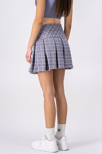 Falda mini tableada cuadros sold by Shasa product image thumbnail 4