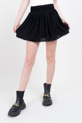 Falda mini elástico encaje sold by Shasa