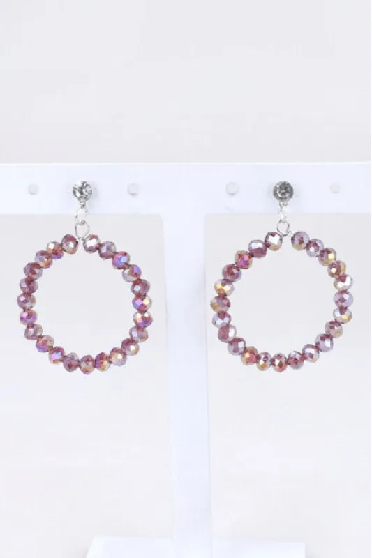 Aretes Brillo Circulo Brillos sold by Shasa